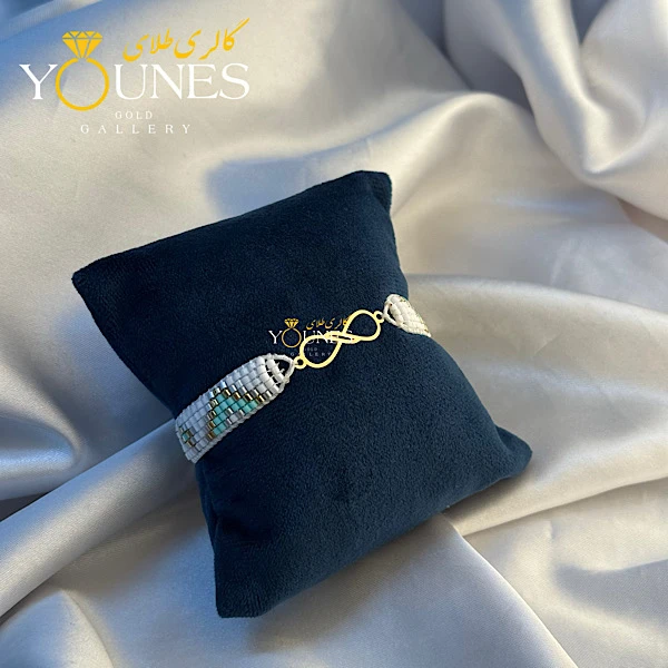 دستبند میوکی بینهایت لیزری طلا